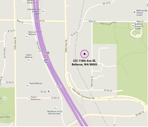 Map to CCCWA Office